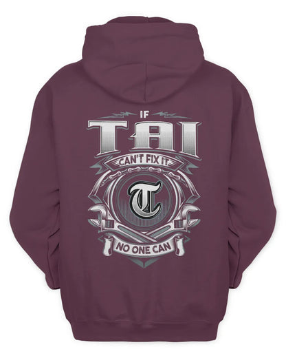 TAI AP81-K4-626 - Personalized Ahmed Quote Apparel “If Ahmed Can't Fix It, No One Can” - Unisex Hoodie - Maroon