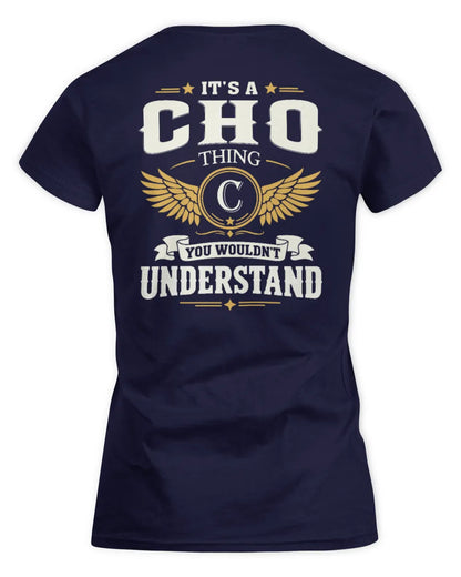 CHO KT06-M008 It’s a [NAME] Thing – You Wouldn’t Understand | Personalized Vintage T-Shirt - Women's Standard T-Shirt - Navy