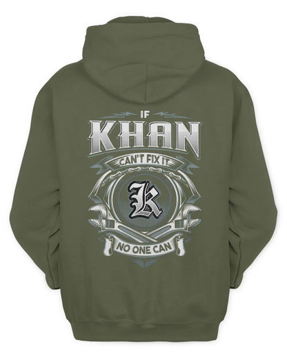 KHAN AP81-K4-626 - Personalized Ahmed Quote Apparel “If Ahmed Can't Fix It, No One Can” - Unisex Hoodie - Military Green