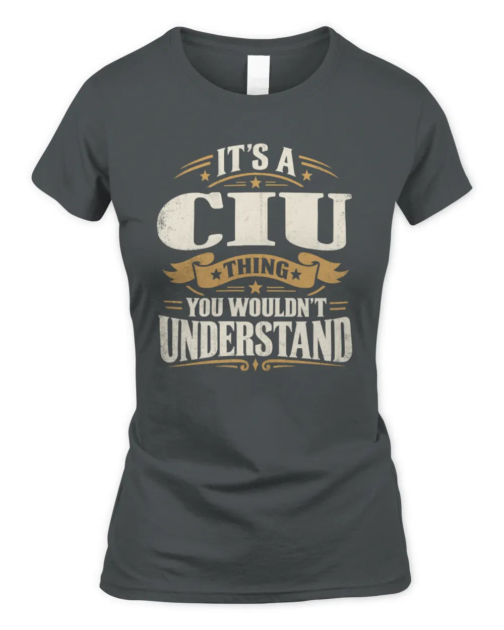 CIU P08 TH51 - Personalized “It’s a/an [NAME] Thing – You Wouldn’t Understand” Shirt - Women's Standard T-Shirt - Charcoal