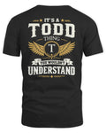TODD KT06-M008 It’s a [NAME] Thing – You Wouldn’t Understand | Personalized Vintage T-Shirt - Unisex Standard T-Shirt - Black