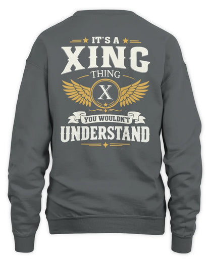 XING KT06-M008 It’s a [NAME] Thing – You Wouldn’t Understand | Personalized Vintage T-Shirt - Unisex Sweatshirt - Charcoal
