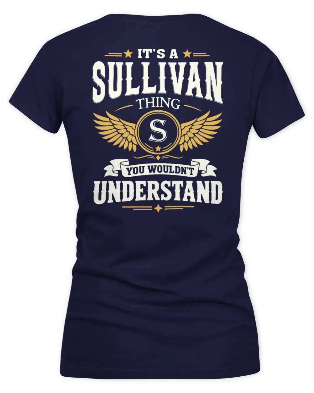 SULLIVAN KT06-M008 It’s a [NAME] Thing – You Wouldn’t Understand | Personalized Vintage T-Shirt - Women's V-Neck T-Shirt - Navy