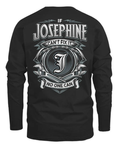 JOSEPHINE AP81-K4-626 - Personalized Ahmed Quote Apparel “If Ahmed Can't Fix It, No One Can” - Men's Long Sleeved T-Shirt - Black