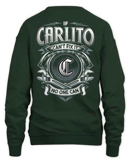 CARLITO AP81-K4-626 - Personalized Ahmed Quote Apparel “If Ahmed Can't Fix It, No One Can” - Unisex Sweatshirt - Forest Green