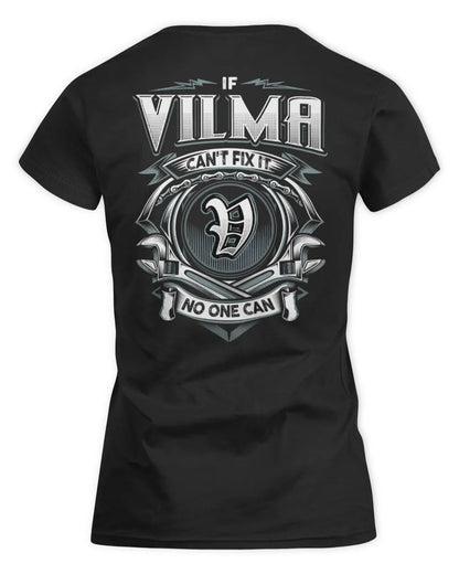 VILMA AP81-K4-626 - Personalized Ahmed Quote Apparel “If Ahmed Can't Fix It, No One Can” - Women's Standard T-Shirt - Black