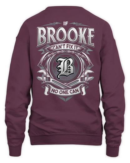 BROOKE AP81-K4-626 - Personalized Ahmed Quote Apparel “If Ahmed Can't Fix It, No One Can” - Unisex Sweatshirt - Maroon