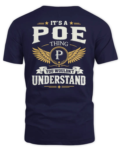 POE KT06-M008 It’s a [NAME] Thing – You Wouldn’t Understand | Personalized Vintage T-Shirt - Unisex Standard T-Shirt - Navy