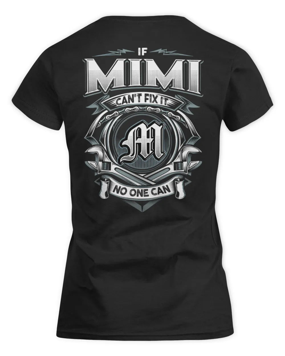 MIMI AP81-K4-626 - Personalized Ahmed Quote Apparel “If Ahmed Can't Fix It, No One Can” - Women's Standard T-Shirt - Black