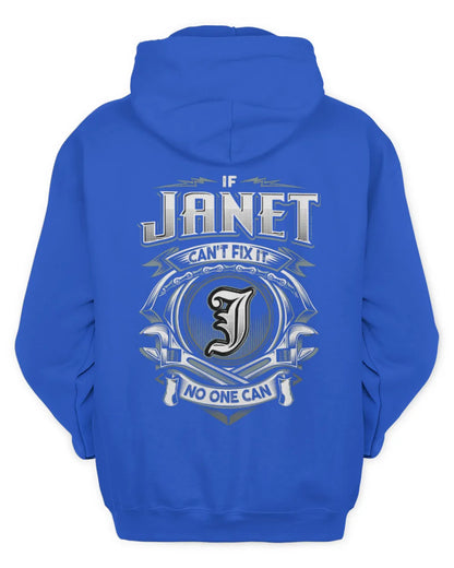 JANET AP81-K4-626 - Personalized Ahmed Quote Apparel “If Ahmed Can't Fix It, No One Can” - Unisex Hoodie - Royal