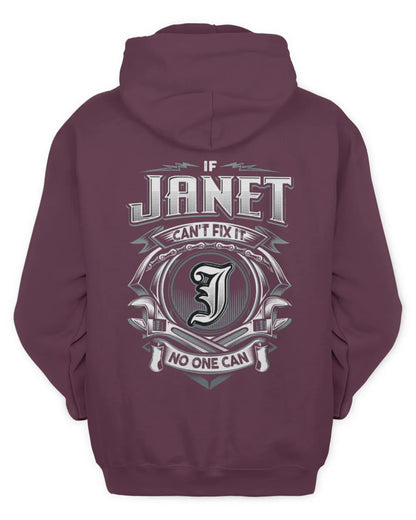 JANET AP81-K4-626 - Personalized Ahmed Quote Apparel “If Ahmed Can't Fix It, No One Can” - Unisex Hoodie - Maroon