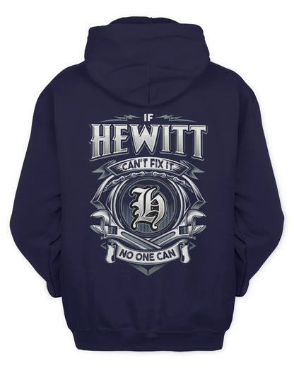 HEWITT AP81-K4-626 - Personalized Ahmed Quote Apparel “If Ahmed Can't Fix It, No One Can” - Unisex Hoodie - Navy