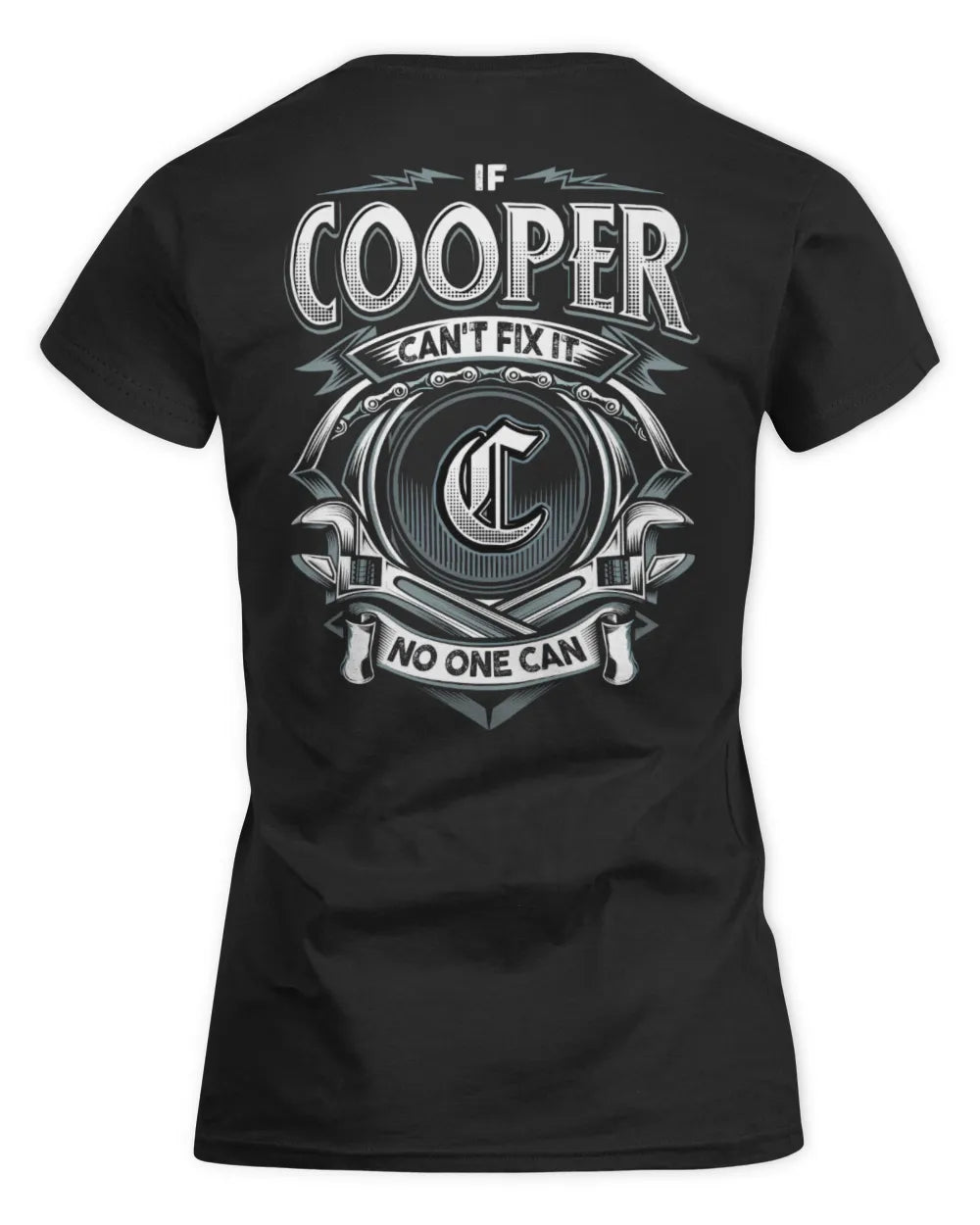 COOPER AP81-K4-626 - Personalized Ahmed Quote Apparel “If Ahmed Can't Fix It, No One Can” - Women's Standard T-Shirt - Black