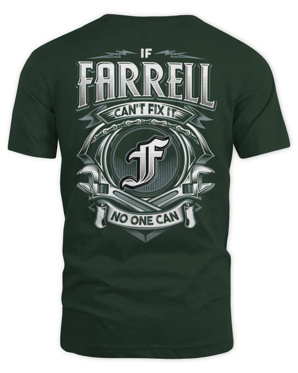 FARRELL AP81-K4-626 - Personalized Ahmed Quote Apparel “If Ahmed Can't Fix It, No One Can” - Unisex Standard T-Shirt - Forest Green