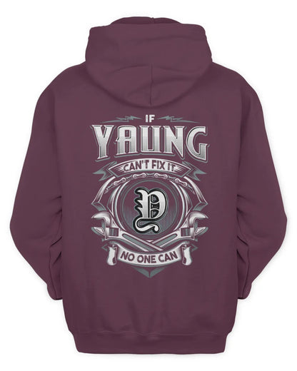 YAUNG AP81-K4-626 - Personalized Ahmed Quote Apparel “If Ahmed Can't Fix It, No One Can” - Unisex Hoodie - Maroon