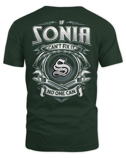 SONIA AP81-K4-626 - Personalized Ahmed Quote Apparel “If Ahmed Can't Fix It, No One Can” - Unisex Standard T-Shirt - Forest Green