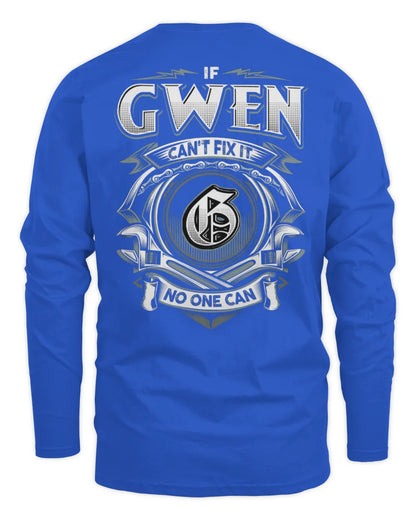 GWEN AP81-K4-626 - Personalized Ahmed Quote Apparel “If Ahmed Can't Fix It, No One Can” - Men's Long Sleeved T-Shirt - Royal