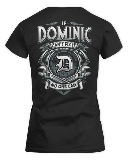 DOMINIC AP81-K4-626 - Personalized Ahmed Quote Apparel “If Ahmed Can't Fix It, No One Can” - Women's Standard T-Shirt - Black