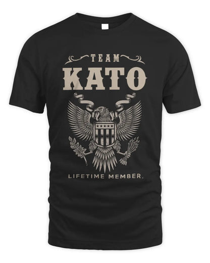 KATO TP06-K82 – Personalized Classic Style Apparel “Team NAME Lifetime Member” - Unisex Standard T-Shirt - Black