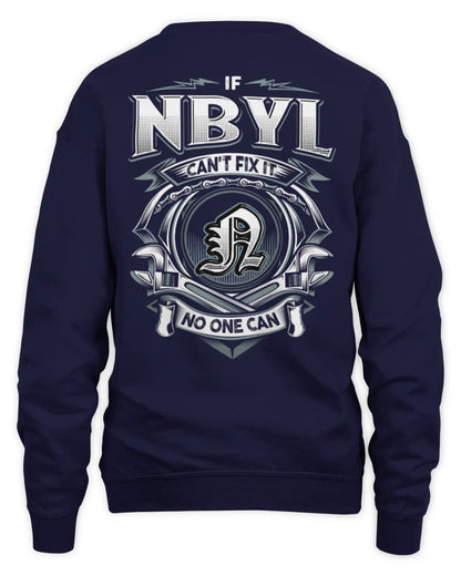 NBYL AP81-K4-626 - Personalized Ahmed Quote Apparel “If Ahmed Can't Fix It, No One Can” - Unisex Sweatshirt - Navy