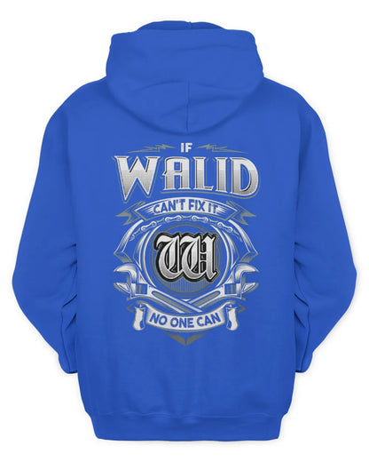 WALID AP81-K4-626 - Personalized Ahmed Quote Apparel “If Ahmed Can't Fix It, No One Can” - Unisex Hoodie - Royal
