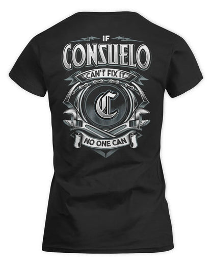 CONSUELO AP81-K4-626 - Personalized Ahmed Quote Apparel “If Ahmed Can't Fix It, No One Can” - Women's Standard T-Shirt - Black