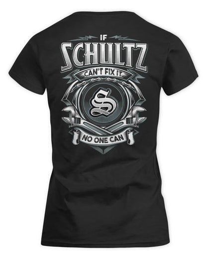 SCHULTZ AP81-K4-626 - Personalized Ahmed Quote Apparel “If Ahmed Can't Fix It, No One Can” - Women's Standard T-Shirt - Black