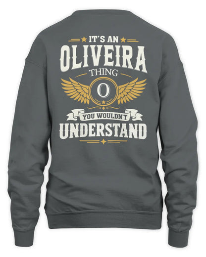 OLIVEIRA KT06-M008 It’s a [NAME] Thing – You Wouldn’t Understand | Personalized Vintage T-Shirt - Unisex Sweatshirt - Charcoal