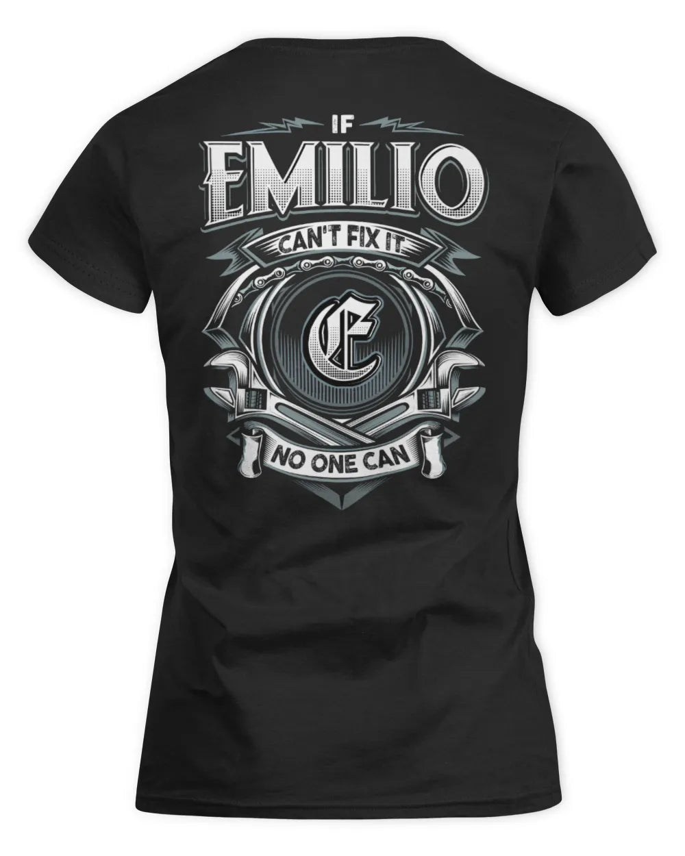 EMILIO AP81-K4-626 - Personalized Ahmed Quote Apparel “If Ahmed Can't Fix It, No One Can” - Women's Standard T-Shirt - Black