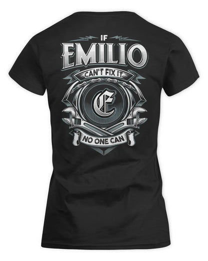 EMILIO AP81-K4-626 - Personalized Ahmed Quote Apparel “If Ahmed Can't Fix It, No One Can” - Women's Standard T-Shirt - Black