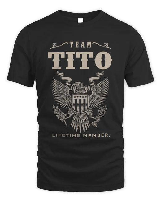 TITO TP06-K82 – Personalized Classic Style Apparel “Team NAME Lifetime Member”