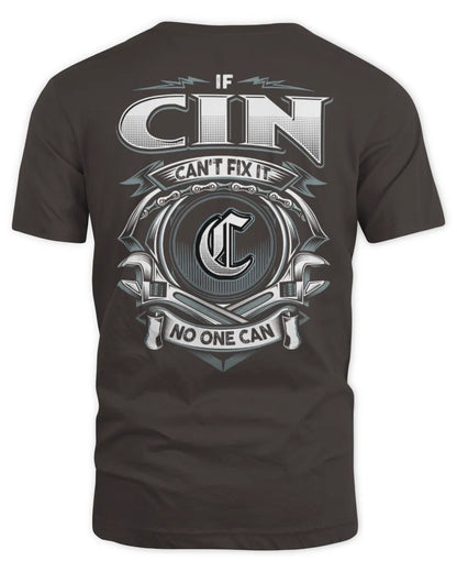 CIN AP81-K4-626 - Personalized Ahmed Quote Apparel “If Ahmed Can't Fix It, No One Can” - Unisex Standard T-Shirt - Dark Chocolate