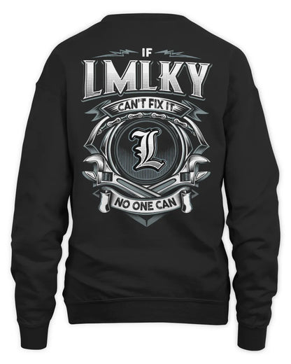 LMLKY AP81-K4-626 - Personalized Ahmed Quote Apparel “If Ahmed Can't Fix It, No One Can” - Unisex Sweatshirt - Black