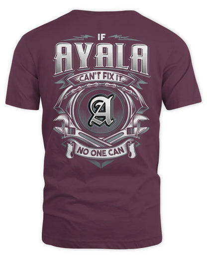 AYALA AP81-K4-626 - Personalized Ahmed Quote Apparel “If Ahmed Can't Fix It, No One Can” - Unisex Standard T-Shirt - Maroon