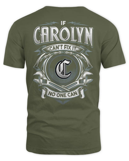 CAROLYN AP81-K4-626 - Personalized Ahmed Quote Apparel “If Ahmed Can't Fix It, No One Can” - Unisex Standard T-Shirt - Military Green