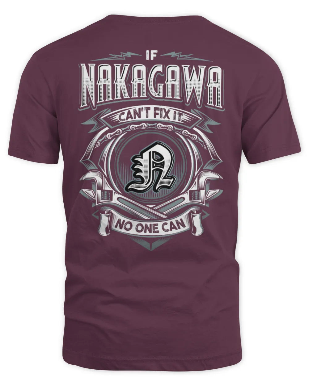 NAKAGAWA AP81-K4-626 - Personalized Ahmed Quote Apparel “If Ahmed Can't Fix It, No One Can” - Unisex Standard T-Shirt - Maroon