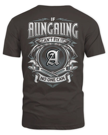 AUNGAUNG AP81-K4-626 - Personalized Ahmed Quote Apparel “If Ahmed Can't Fix It, No One Can” - Unisex Standard T-Shirt - Dark Chocolate