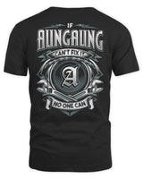 AUNGAUNG AP81-K4-626 - Personalized Ahmed Quote Apparel “If Ahmed Can't Fix It, No One Can” - Unisex Standard T-Shirt - Black