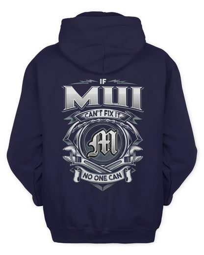 MUI AP81-K4-626 - Personalized Ahmed Quote Apparel “If Ahmed Can't Fix It, No One Can” - Unisex Hoodie - Navy