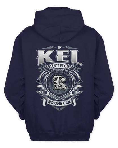 KEL AP81-K4-626 - Personalized Ahmed Quote Apparel “If Ahmed Can't Fix It, No One Can” - Unisex Hoodie - Navy