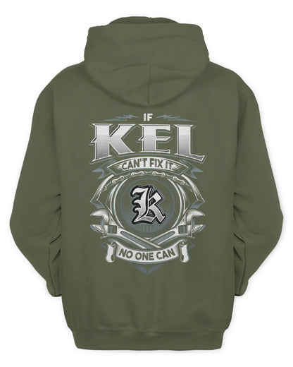 KEL AP81-K4-626 - Personalized Ahmed Quote Apparel “If Ahmed Can't Fix It, No One Can” - Unisex Hoodie - Military Green