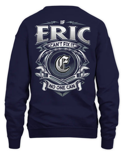 ERIC AP81-K4-626 - Personalized Ahmed Quote Apparel “If Ahmed Can't Fix It, No One Can” - Unisex Sweatshirt - Navy