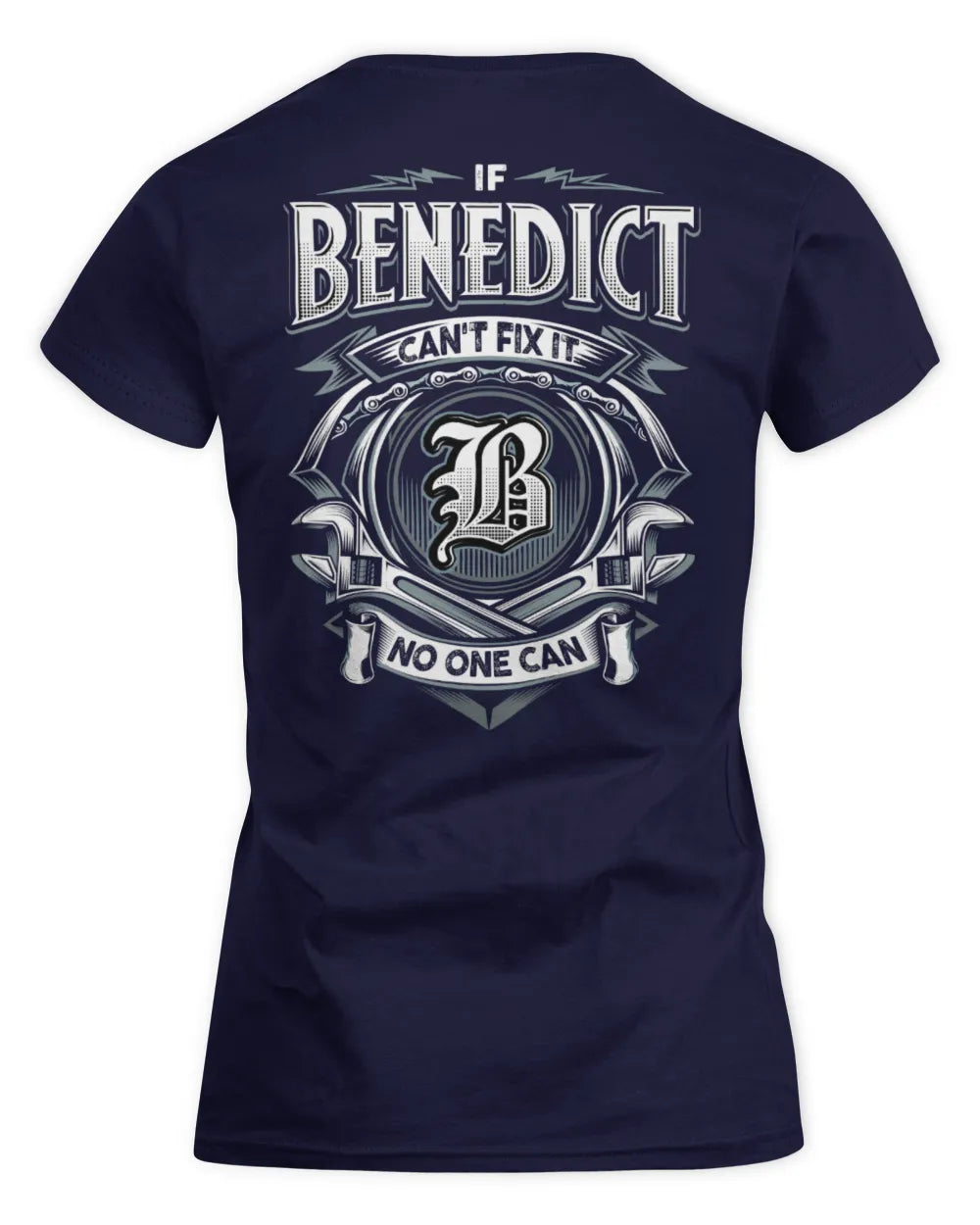 BENEDICT AP81-K4-626 - Personalized Ahmed Quote Apparel “If Ahmed Can't Fix It, No One Can” - Women's Standard T-Shirt - Navy