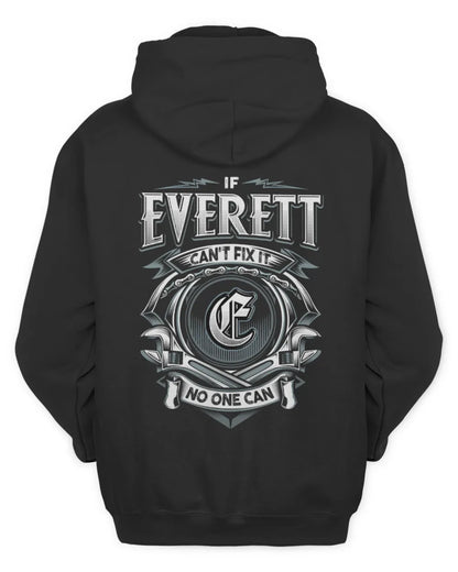 EVERETT AP81-K4-626 - Personalized Ahmed Quote Apparel “If Ahmed Can't Fix It, No One Can” - Unisex Hoodie - Black