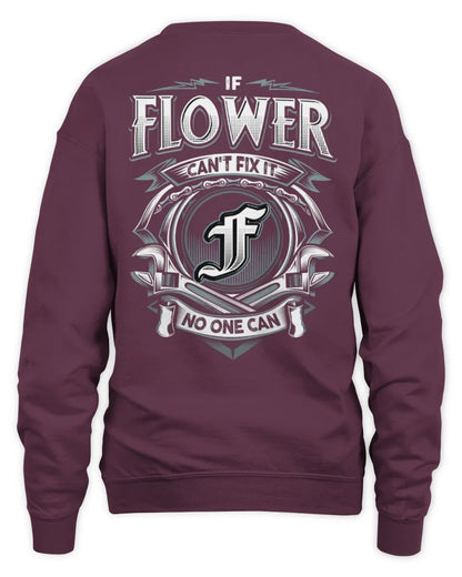 FLOWER AP81-K4-626 - Personalized Ahmed Quote Apparel “If Ahmed Can't Fix It, No One Can” - Unisex Sweatshirt - Maroon