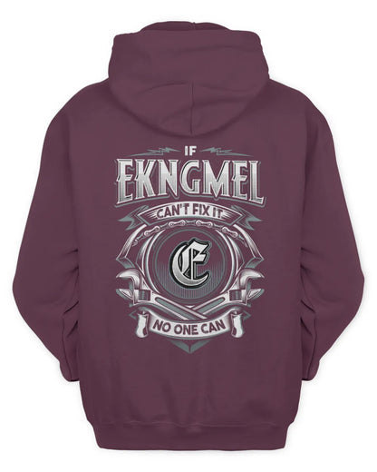 EKNGMEL AP81-K4-626 - Personalized Ahmed Quote Apparel “If Ahmed Can't Fix It, No One Can” - Unisex Hoodie - Maroon