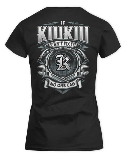 KIUKIU AP81-K4-626 - Personalized Ahmed Quote Apparel “If Ahmed Can't Fix It, No One Can” - Women's Standard T-Shirt - Black