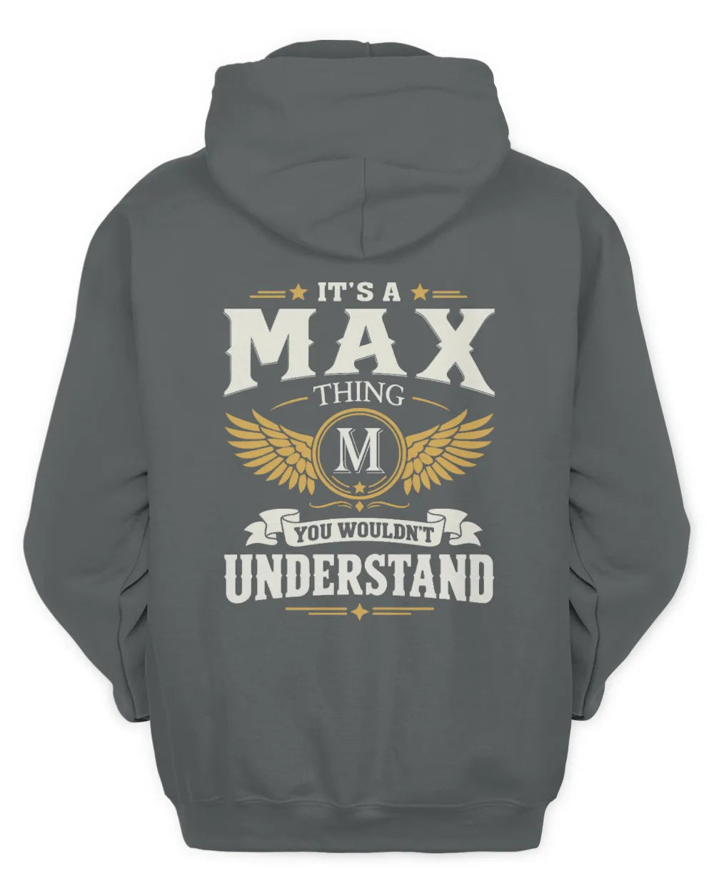 MAX KT06-M008 It’s a [NAME] Thing – You Wouldn’t Understand | Personalized Vintage T-Shirt - Unisex Hoodie - Charcoal