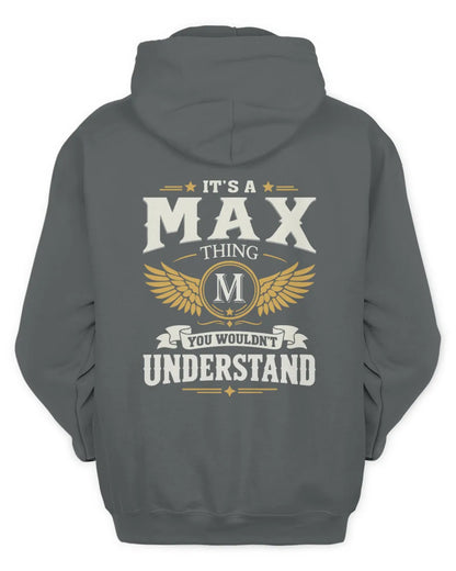 MAX KT06-M008 It’s a [NAME] Thing – You Wouldn’t Understand | Personalized Vintage T-Shirt - Unisex Hoodie - Charcoal
