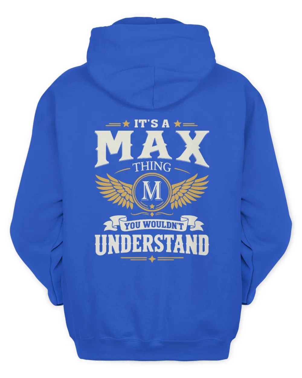 MAX KT06-M008 It’s a [NAME] Thing – You Wouldn’t Understand | Personalized Vintage T-Shirt - Unisex Hoodie - Royal